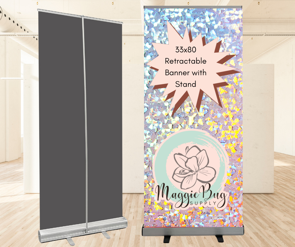 Retractable Banners 33x80