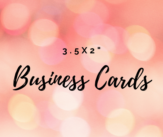 3.5x2 Business Card or Care Tags