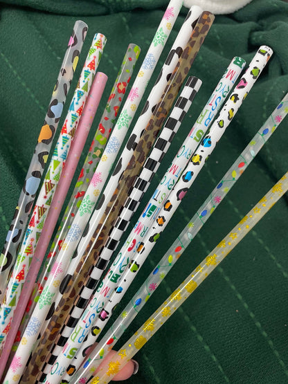 Printed Straws