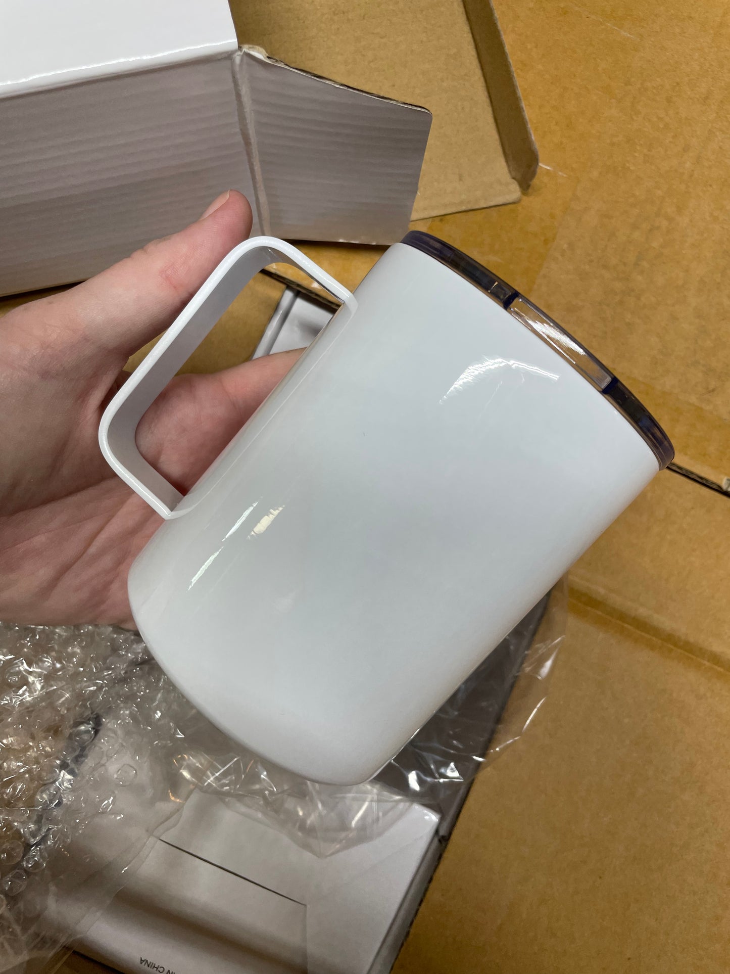 12oz Camp Mug with lid