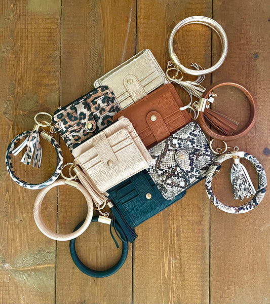 Zippered Wristlet Keychain